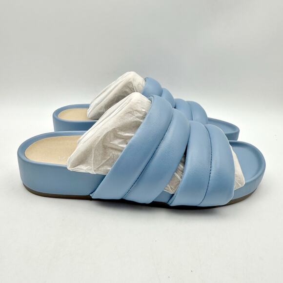 Vionic Womens Mayla Slide Sandals US 5 M EU 35 Blue Comfort NIB - Picture 3 of 12
